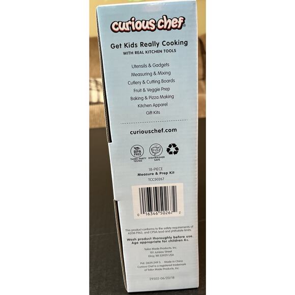Curious Chef Kids Baking‎ Set 18 Piece Measure & Prep Kit NEW - Picture 4 of 6